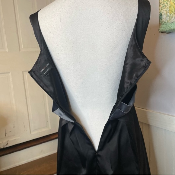 Max and Cleo Formal Little Black Dress Satin Sz 4 - Picture 4 of 16